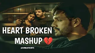 Emotional Bollywood Mashup 2024🔥[Slow+Reverb]|Lofi pupil| Heartbreak Story🎧 💔