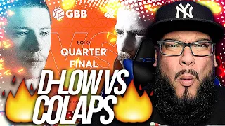 D-LOW vs COLAPS REACTION | Grand Beatbox Battle 2019 | 1/4 Final