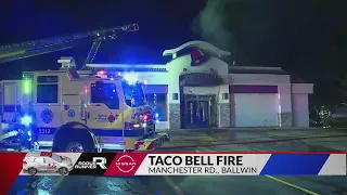 Taco Bell fire in Ballwin