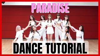 NiziU(니쥬) - 'Paradise' Dance Practice Mirrored Tutorial (SLOWED)