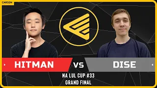 WC3 - [ORC] Hitman vs Dise [RDM] - GRAND FINAL - B2W NA LUL Cup #33