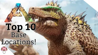 The TOP 10 BEST Base Locations on Scorched Earth!/ Ark Survival Evolved/ PVE EDITION!