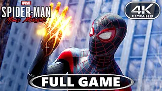 Spider-Man Miles Morales PC Gameplay Walkthrough Part 1 Full Game 4K 60FPS ULTRA HD No Commentary