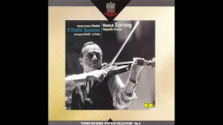 Handel: Violin Sonata No. 3 in F major, op. 1-12 - Henryk Szeryng, Huguette Dreyfus. Rec. 1981