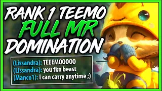 #1 TEEMO WORLD RYZE WENT TOP SO I MADE MYSELF UNKILLABLE (BEST MR BUILD) - League of Legends