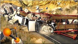 BeamNG Drive Rock Slides #2 - Insanegaz