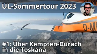 UL-Sommertour 2023 #1: Mit der VL3 Evolution von Münster-Telgte über Kempten-Durach in die Toskana