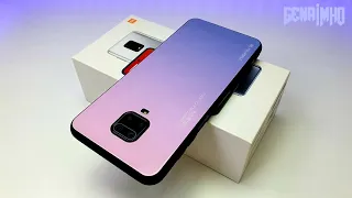 Чехол Redmi Note 9 Pro ГРАДИЕНТ. Пробую разбить Закаленное стекло