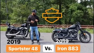 2019 iron 883 vs. Sportster 48