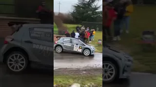 BIG CRASH FINALE RALLYE BETHUNE 2023