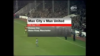 1976/77 - Man City v Man Utd (Division 1 - 25.9.76)