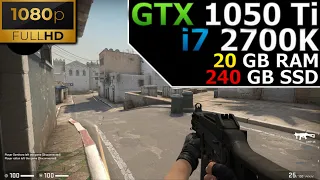 Counter Strike GO | 1080p | GTX 1050 Ti | i7 2700K | 20GB RAM | 240GB SSD