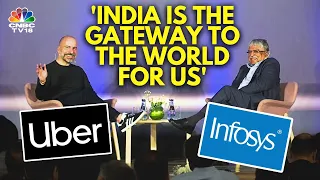 Rapid Fire Round With Uber's Dara Khosrowshahi & Infosys' Nandan Nilekani | N18V | CNBC TV18