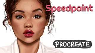 Painting process in Procreate | Speedpaint