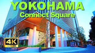 【4K🇯🇵】Completed construction of "Yokohama Connect Square," a redevelopment site in Minato Mirai!