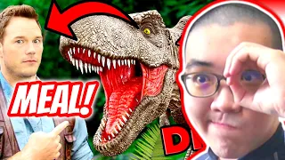 T-Rex Sleeps.. Film Theory: The Dinosaurs In Jurassic World Are NOT Dinosaurs! (Jurassic Park) React