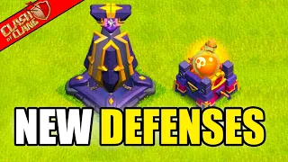 NEW Defenses at Town Hall 15! The Monolith & Spell Tower (Clash of Clans)