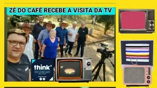 ZÉ DO CAFÉ RECEBE A VISITA DA TV NA FAZENDA @chicoabelha @chicomuseu