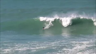 Big waves Cribbar Cornwall 27 02 2021 Caught inside and wipeouts