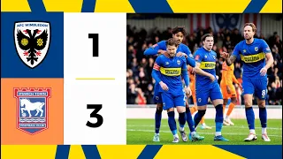 AFC Wimbledon 1-3 Ipswich Town 📺 | Dons exit FA Cup 🏆 | Highlights 🟡🔵