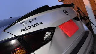 Installing New Spoiler on my 2020 Nissan Altima SR!!!!