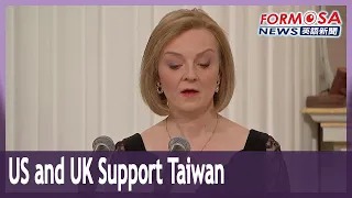 US and UK officials voice support for Taiwan’s self-defense