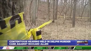 Contentious hearing held in Delphi murder case against Richard Allen