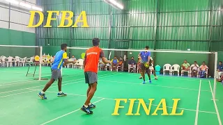 FINALS - Men Doubles LOKESH NAVEEN vs PURUSOTHAMAN SARAVANAN DFBA Open State Badminton Tournament