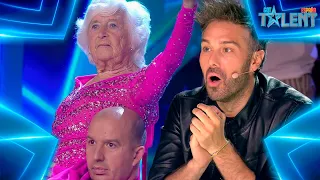 PADDY JONES lo DA TODO bailando con NICKO a sus 87 años | Audiciones 7 | Got Talent España 7 (2021)