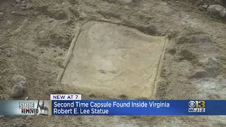 Again, Crews Find Apparent Time Capsule At Lee Statue Site