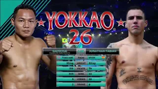YOKKAO 26: Saenchai PKSaenchaiMuayThaiGym vs Jonathan "Scarface" Fabian (65kg)