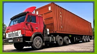 ETS2: (1.42) Mods Trucks: КамАЗ 5410 Gameplay