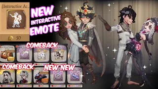 [NEW] COUPLE Acc. & Interactive EMOTE Psychologist & Patient + COMEBACK THINGS Identity V