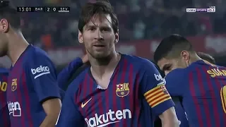 barcelona vs sevilla 4 2 highlights resumen 20-10-2018