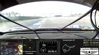 RN #1 Onboard video Hockenheim GP, FERRARI 488 Challenge, 01:48.518