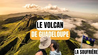 Ascension du volcan de la soufrière, Guadeloupe