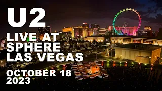 U2 Live at Sphere Las Vegas October 18, 2023