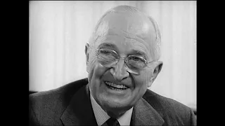 MP2002-300 Former President Truman Discusses 1948 Campaign and Other Presidents in History