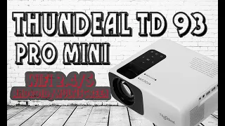 Проектор заменяет телевизор? Обзор светодиодного проектора Thundeal td 93 pro mini Wifi multiscreen