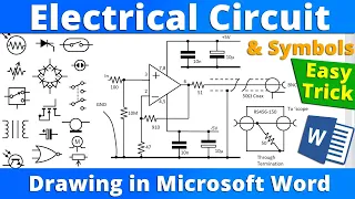 How to draw Electrical Circuit and Electrical Symbols in Microsoft Word