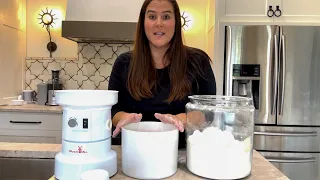 Unboxing my WONDERMILL electric grain mill.  Getting healthy and Self-Sufficient!