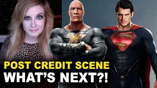 Black Adam Post Credit Scene BREAKDOWN - Henry Cavill Superman