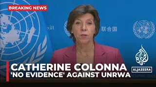 UNRWA plays an indispensable and irreplaceable role in the region: Catherine Colonna