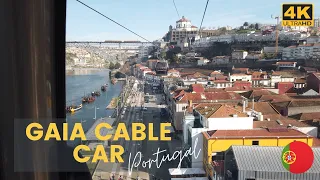 [4K] City Walk PORTUGAL | Porto - Vila Nova de Gaia | Douro River | Cable Car | Serra do Pilar