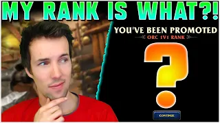 What's My REFORGED RANK?! | WC3-PTR | Grubby