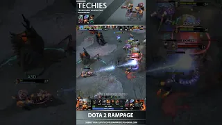 Techies Carry Manfighting Bloodseeker #dota2 #dota2shorts #shorts #techies