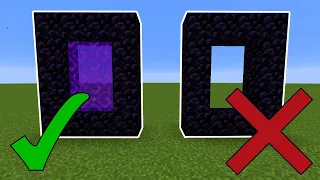 How to Make a Nether Portal in Minecraft (All Versions)