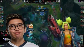 Zeri PENTAKILL on LCS - EG Danny vs TSM