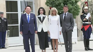 Macron accueille son homologue sud-coréen | AFP Images