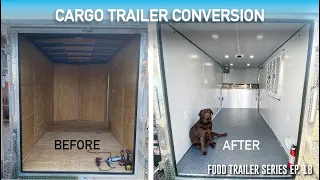 Cargo Trailer Conversion - From Start to Finished Concession Trailer Ep.18